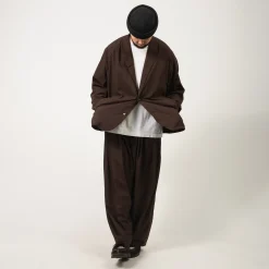 [SILLAGE] VESTE TWO BUTTON _ BROWN