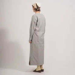 [SNOW PEAK] COTTON DOBBY HERRINGBONE DRESS _ BDG