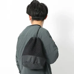 [SNOW PEAK] DOUBLE FACE MESH KINCHAKU _ ONE BLACK