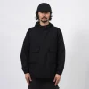 [SNOW PEAK] HYBRID WOOL HOODIE _ BLACK