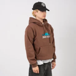 [SOUNDSGOOD] JAZZ CAT HOODIE _ BROWN