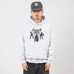 [SOUNDSGOOD] JAZZY BOY HOODIE _ ASH GREY