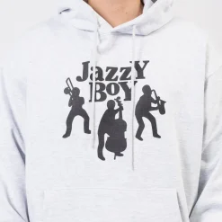 [SOUNDSGOOD] JAZZY BOY HOODIE _ ASH GREY