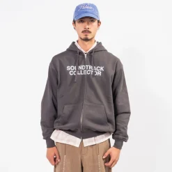 [SOUNDSGOOD] SOUNDTRACK COLLECTOR HOODIE ZIP-UP _ CHARCOAL