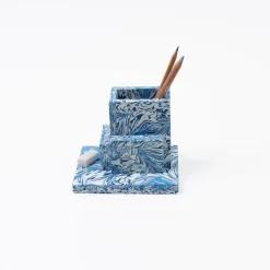 [SPACE AVAILABLE] ARCHIDESK PEN HOLDER _ BLUE WAVE