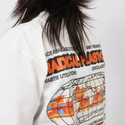 [SPACE AVAILABLE] RADICAL PLASTIC TEE _ WHITE