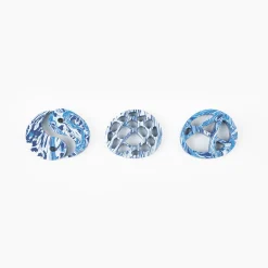 [SPACE AVAILABLE] SYMBOLISM DESK OBJECTS SET OF 3 _ BLUE WAVE