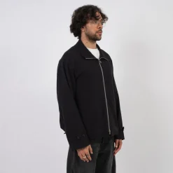 [SSSTEIN] ST967 SILK NEP CLOTH DRIZZLER JACKET