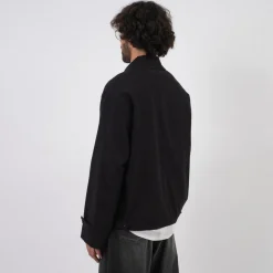 [SSSTEIN] ST967 SILK NEP CLOTH DRIZZLER JACKET
