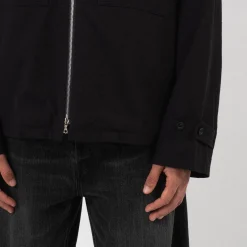 [SSSTEIN] ST967 SILK NEP CLOTH DRIZZLER JACKET