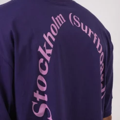 [STOCKHOLM (SURFBOARD) CLUB] U1000043 REGULAR TEE _ PLUM