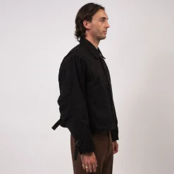 [STOCKHOLM (SURFBOARD) CLUB] U3000100 WORK JACKET _ BLACK