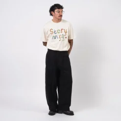 [STORY MFG] DOCUMENT PANTS _ BLACK