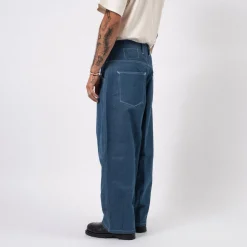[STORY MFG] LUSH PANTS _ INDIGO DENIM WONKY-WEAR