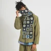 [STORY MFG] PIECE SCARF _ OLIVE HEART