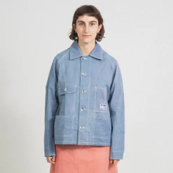 [STORY MFG] RAILROAD JACKET _ PURPLE WONKY-WEAR