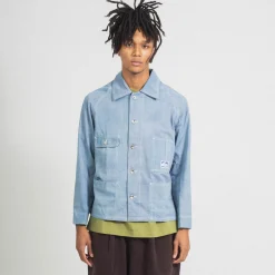 [STORY MFG] RAILROAD JACKET _ PURPLE WONKY-WEAR