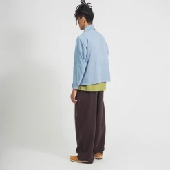 [STORY MFG] RAILROAD JACKET _ PURPLE WONKY-WEAR