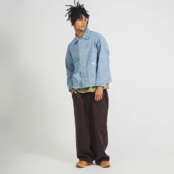 [STORY MFG] RAILROAD JACKET _ PURPLE WONKY-WEAR