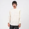 [T.T] LOT.105 BAND COLLAR SHIRT P/O _ IVORY
