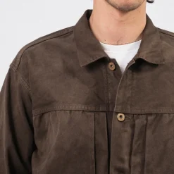 [T.T] LOT.309 BUCKLE-BACKED JACKET _ DAMAGED MUD DYED BROWN