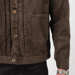 [T.T] LOT.309 BUCKLE-BACKED JACKET _ DAMAGED MUD DYED BROWN