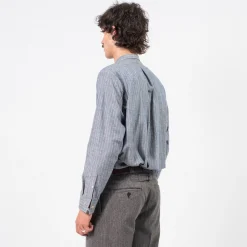 [T.T] LOT.106 NARROW COLLAR SHIRT _ INDIGO CHAMBRAY