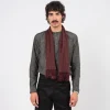 [T.T] LOT.015 STOLE _ BORDEAUX