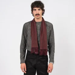 [T.T] LOT.015 STOLE _ BORDEAUX