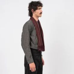 [T.T] LOT.015 STOLE _ BORDEAUX