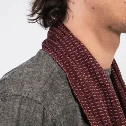 [T.T] LOT.015 STOLE _ BORDEAUX