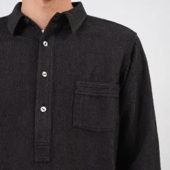 [T.T] LOT.103 WORK SHIRT P/O _ BLACK