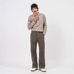 [T.T] LOT.103 WORK SHIRT P/O _ LIGHT BROWN