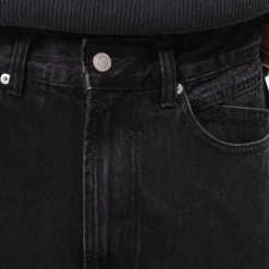 [UNAFFECTED] BERMUDA DENIM SHORTS _ BLACK
