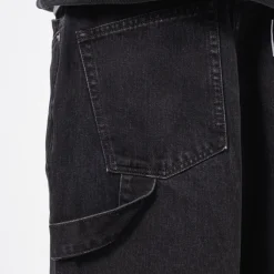 [UNAFFECTED] BERMUDA DENIM SHORTS _ BLACK