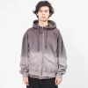[UNAFFECTED] DYED 4P HOODIE ZIP-UP _ CHARCOAL