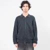 [UNAFFECTED] SHIRT ZIP-UP KNIT CARDIGAN _ D.NAVY