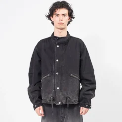 [UNAFFECTED] SHORT MODS BLOUSON _ GRADATION BLACK