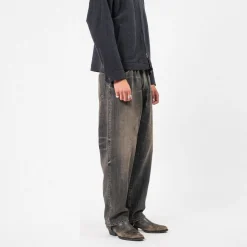 [YOKO SAKAMOTO] 5POCKET EASY PANTS _ VINTAGE BLACK