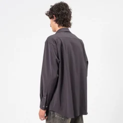 [YOKO SAKAMOTO] ZIP SHIRT _ CHARCOAL GREY