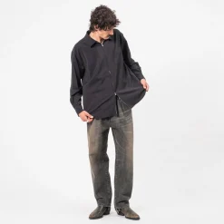[YOKO SAKAMOTO] ZIP SHIRT _ BLACK