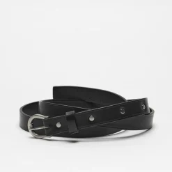 [YOUTH] LONG LEATHER BELT _ BLACK