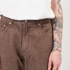 [YOUTH] WIDE DENIM PANTS _ BROWN